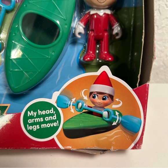 Elf on the Shelf Christmas Outdoor Adventure Playset Canoe New - Picture 4 of 5